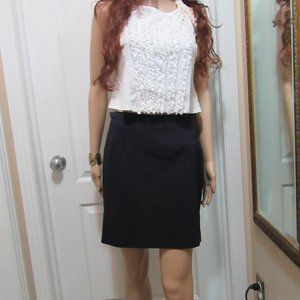 Dark Navy skirt smart Set Size 11